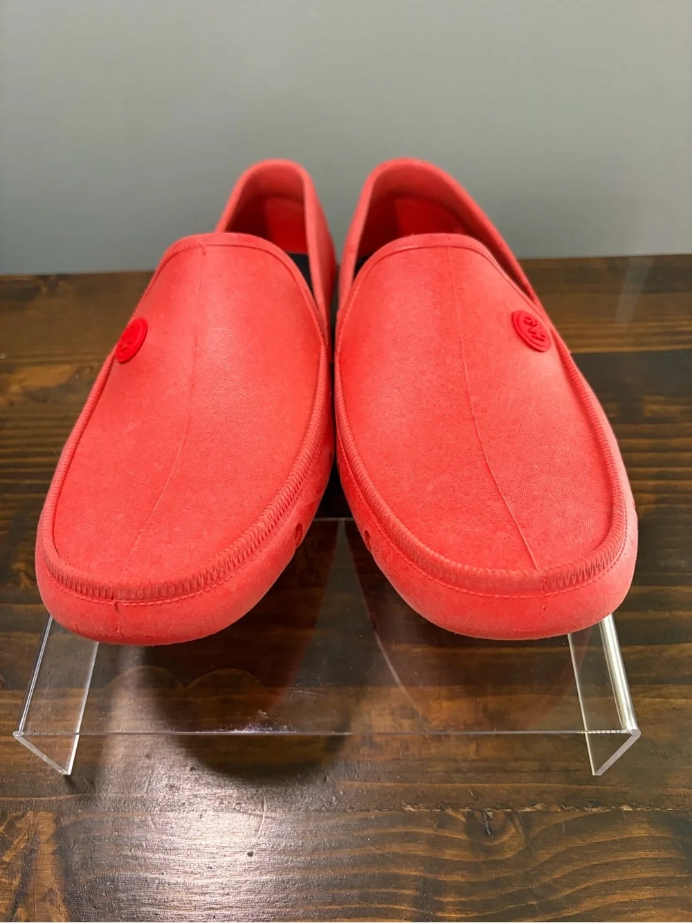 Izod Men’s Aqua Boat Shoes Red Slip-On Shoe (Size 8 USA, 39 BRA)
